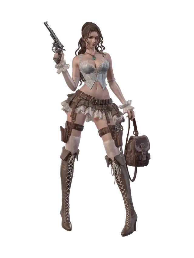 3D model for Adventurous Baroque Lara
