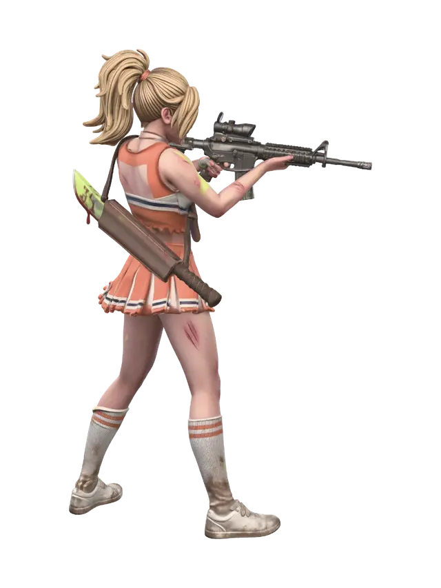 3D model for Cheerleading Standing and Firing