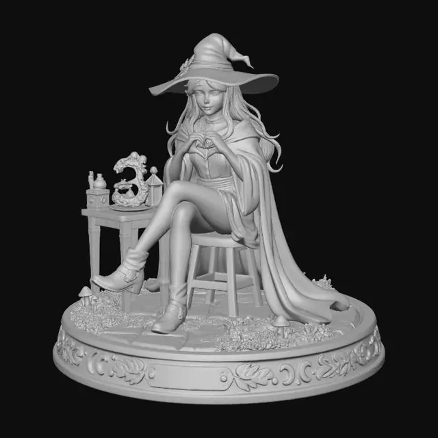 3D model for Enchanted Heart of the Forest Witch