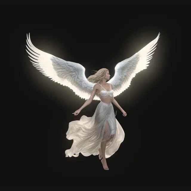 3D model for Graffiti Angel in Golden Light