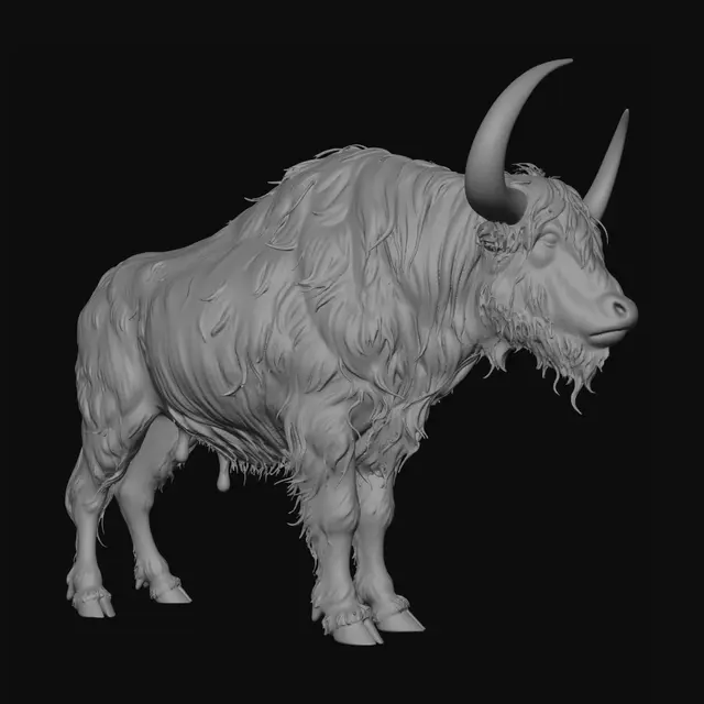 3D model for Midnight Bison