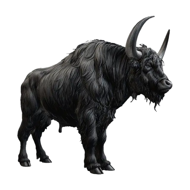 3D model for Midnight Bison