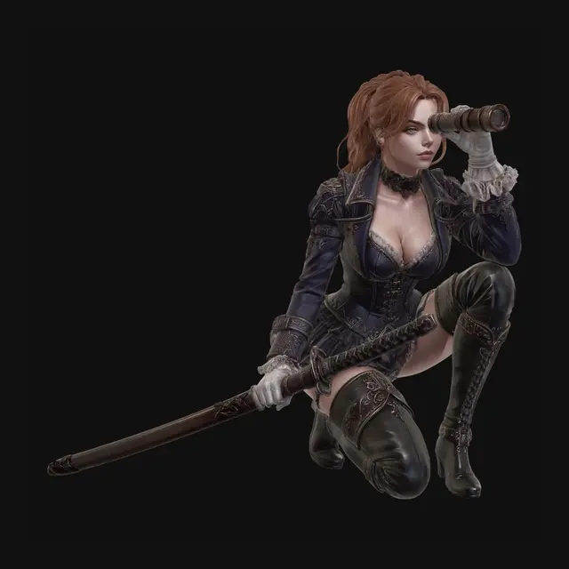 3D model for Crimson Vanguard