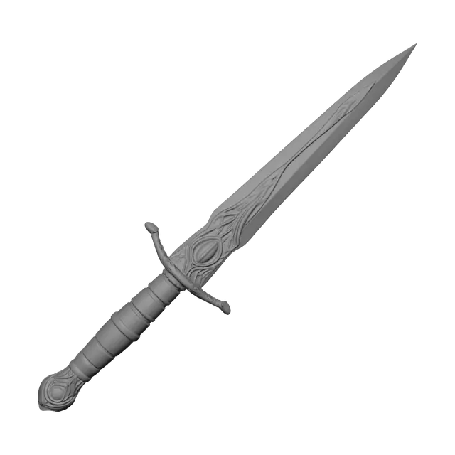 3D model for Ornate Dusk Dagger