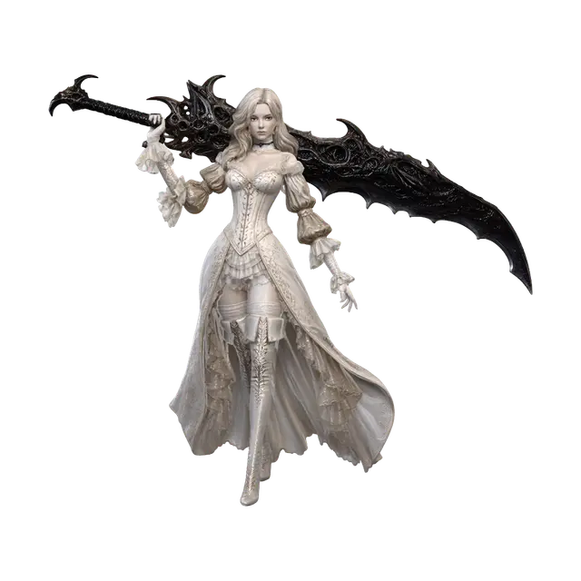 Ivory Duchess of Shadows 3D model, vytvořený pomocí AI