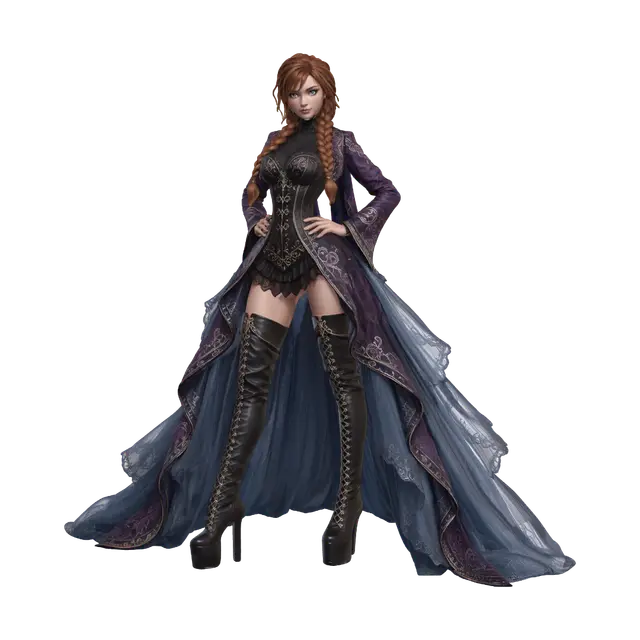 3D model for Velvet Night Queen