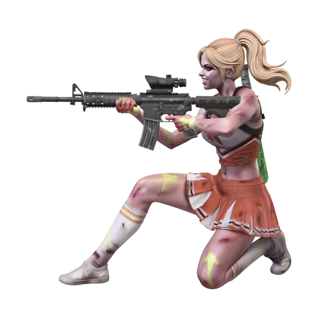 3D model for Weaponized Cheerleader