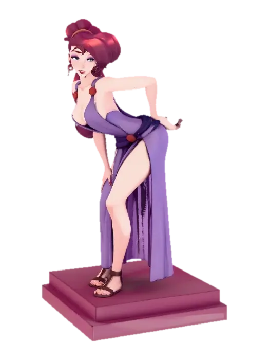 Grecian Elegance - Disney 3D model, vytvořený pomocí AI