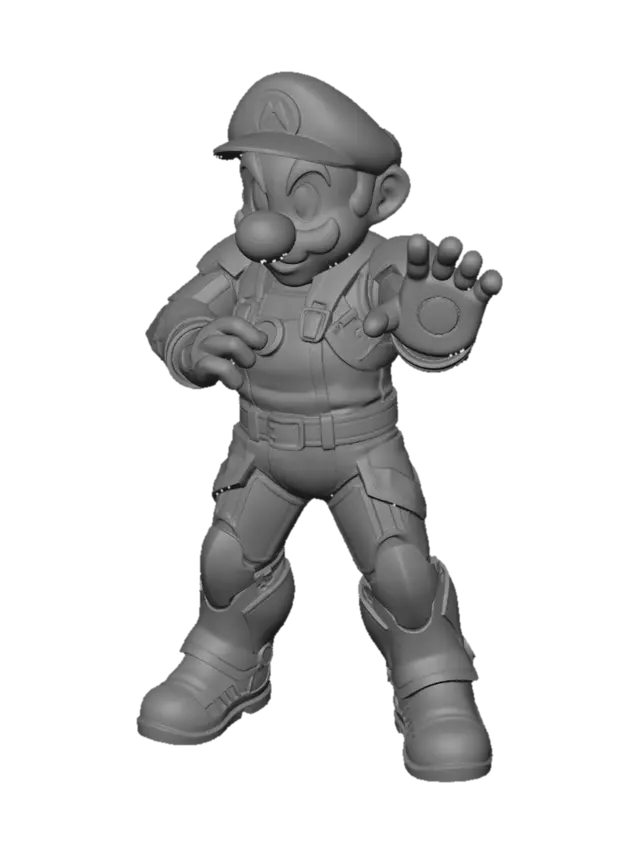 3D model for ironman mario