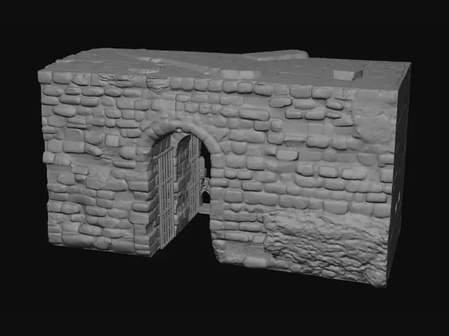 3D model for Ruined Stone Archway
