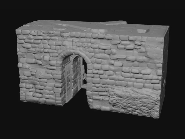 3D model for Ruined Stone Archway