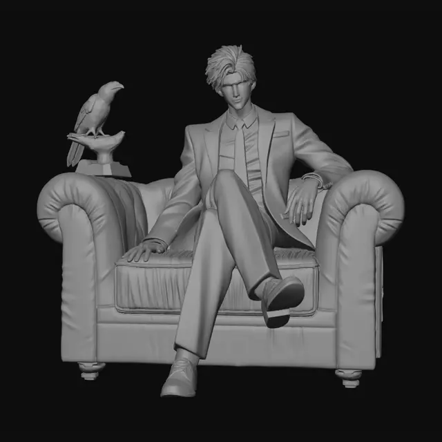 3D model for Raven in the Boardroom