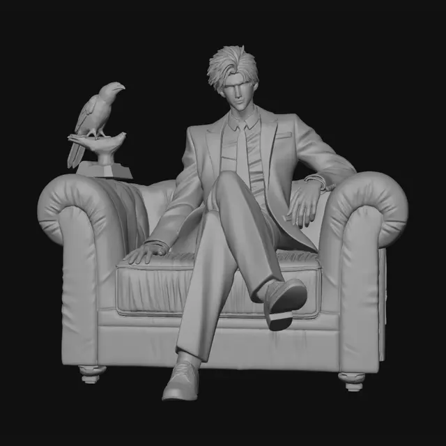 3D model for Raven in the Boardroom