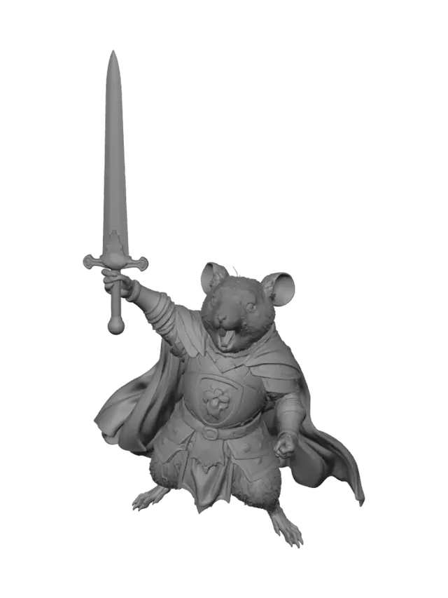 3D model for Dawnbound Mouse Knight