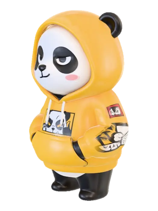 panda - Species 3D model, vytvořený pomocí AI