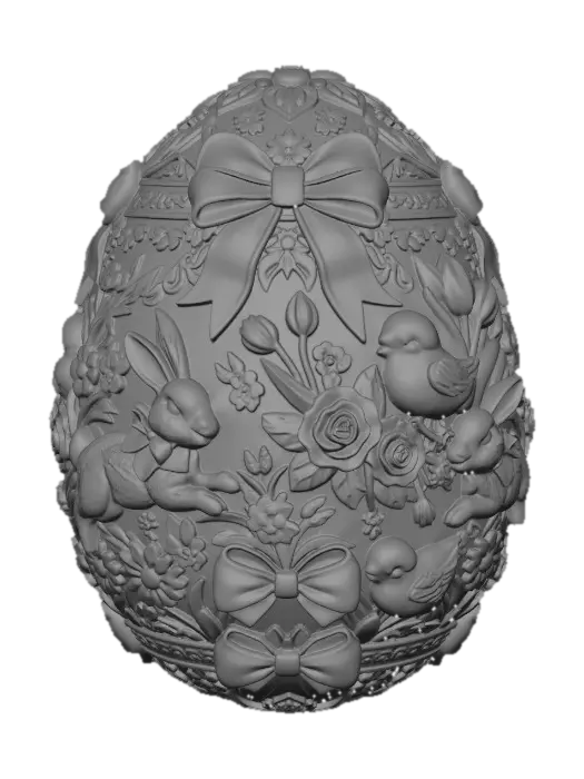3D model for Blooming Easter Egg, #EasterEgg2026#