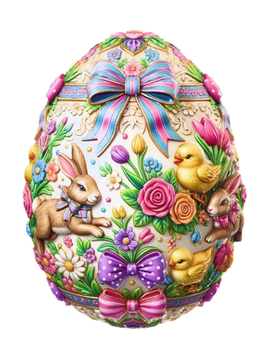 3D model for Blooming Easter Egg, #EasterEgg2026#