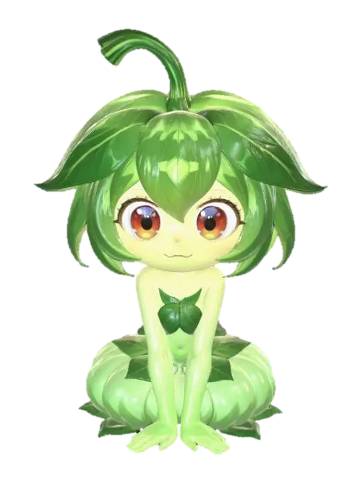 3D model for Cute plant