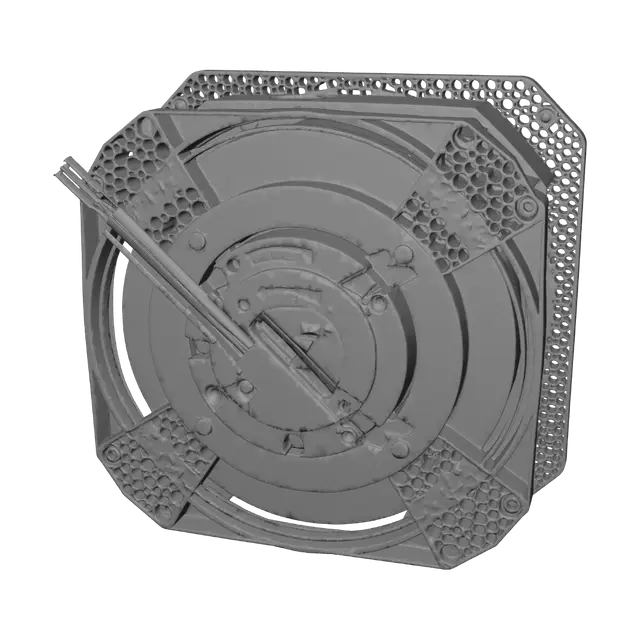 3D model for Blue 120mm Computer Case Fan
