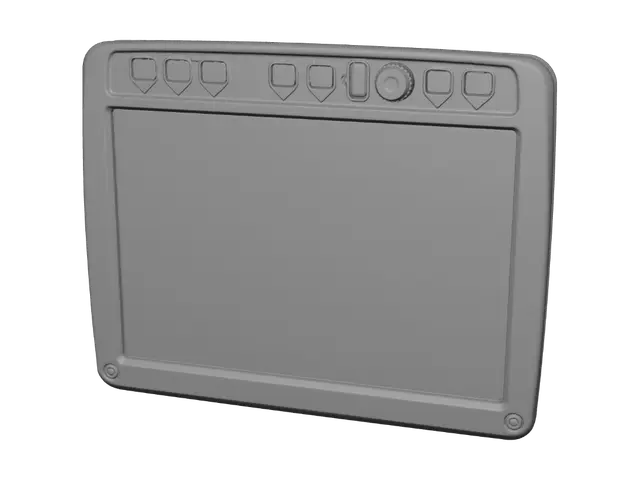 3D model for Polisen Command Console