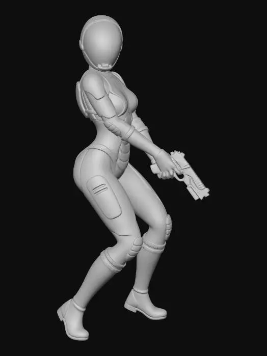 3D model for Crimson Exosuit