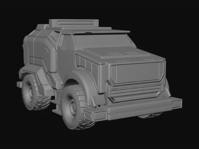 3D model for Azure Armor Truck