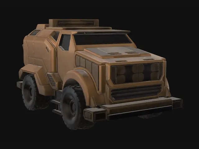 3D model for Azure Armor Truck