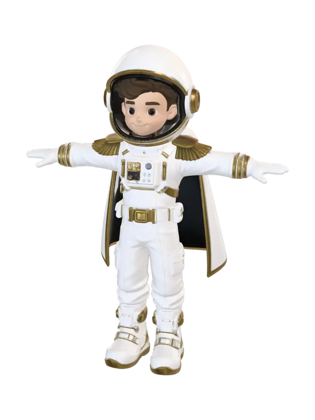 3D model for Captain Starborn