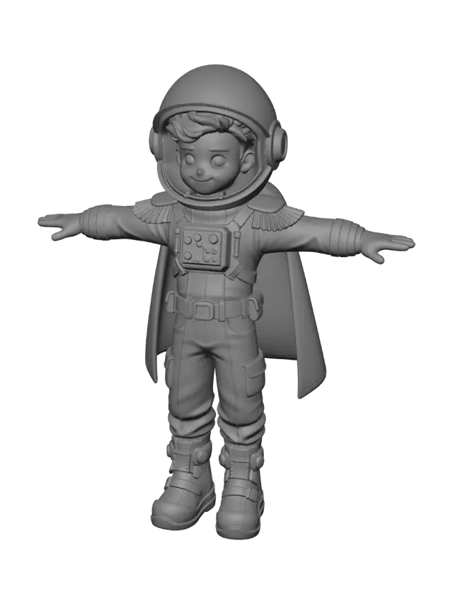 3D model for Captain Starborn