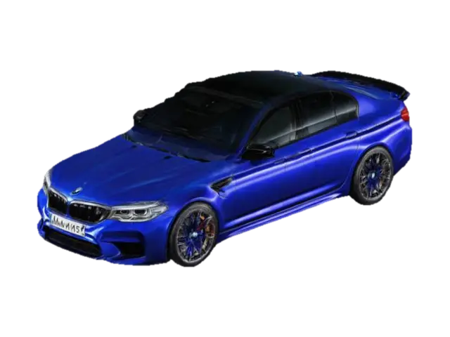 BMW M5 3D model, vytvořený pomocí AI