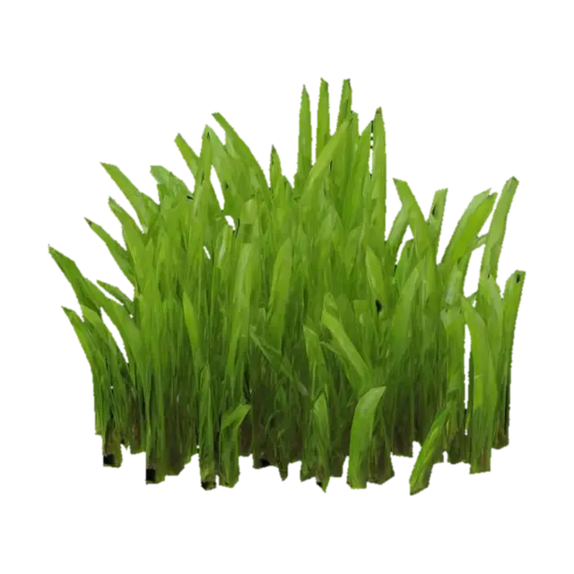 Real small grass 3D model, vytvořený pomocí AI