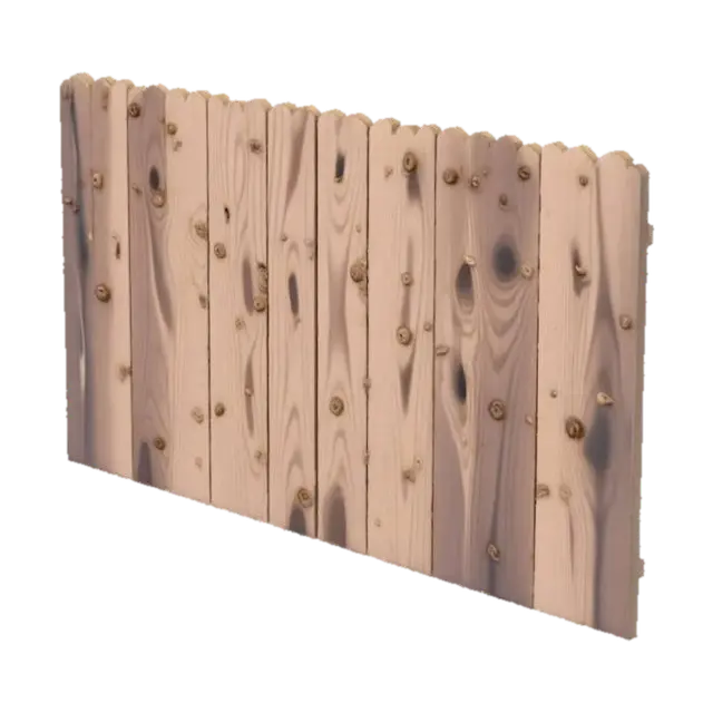 3D model for make a wooden fence