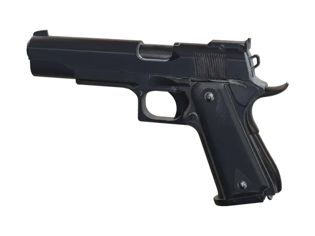 Weathered Hand Holding Gun 3D model, vytvořený pomocí AI