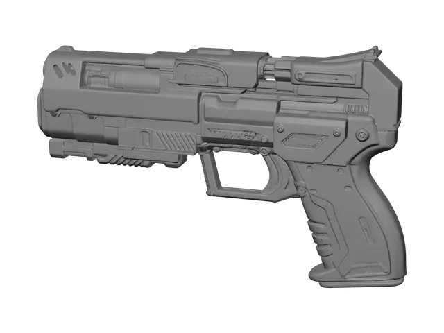 3D model for Ornate Hand Holding Gun