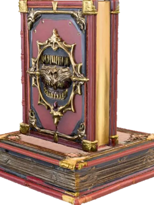 High detail, monster compendium book. - Guide 3D-model, gegenereerd door AI