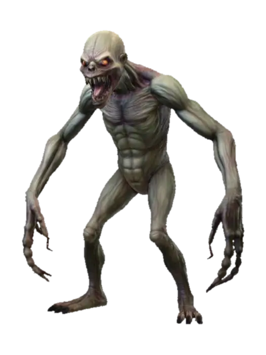 High detail, creepy monster - Beasts 3D model, vytvořený pomocí AI