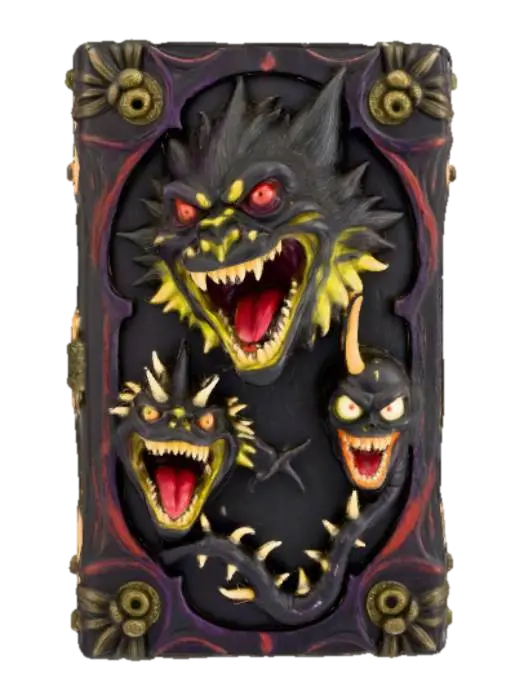 3D model for Monster Book, with embossed monster features, #Halloween2025#