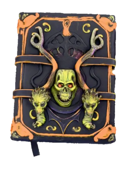 3D model for Monster Book, with embossed monster features, #Halloween2025#