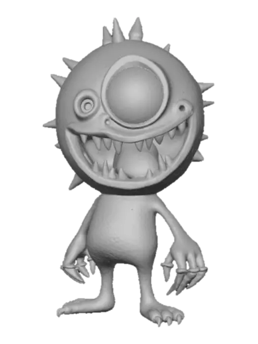 3D model for Eyeball monster, #Halloween2025#