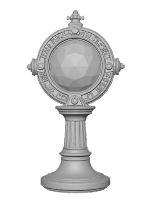 3D model for Mythical, high detail, magical device.