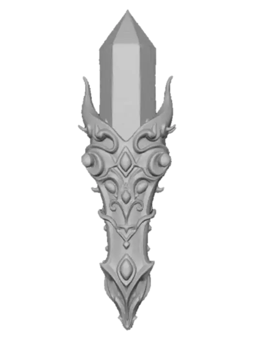 3D model for Mythical, high detail, magical artifact.