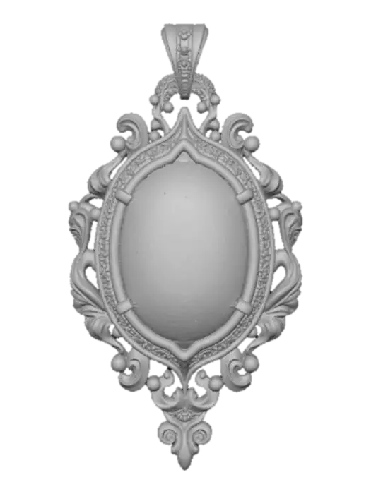 3D model for Fantasy pendant, with extravagant fantasy design