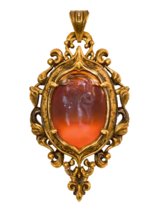 3D model for Fantasy pendant, with extravagant fantasy design