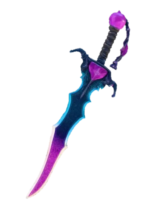 Fantasy Weapon with extravagant fantasy design. 3D model, vytvořený pomocí AI