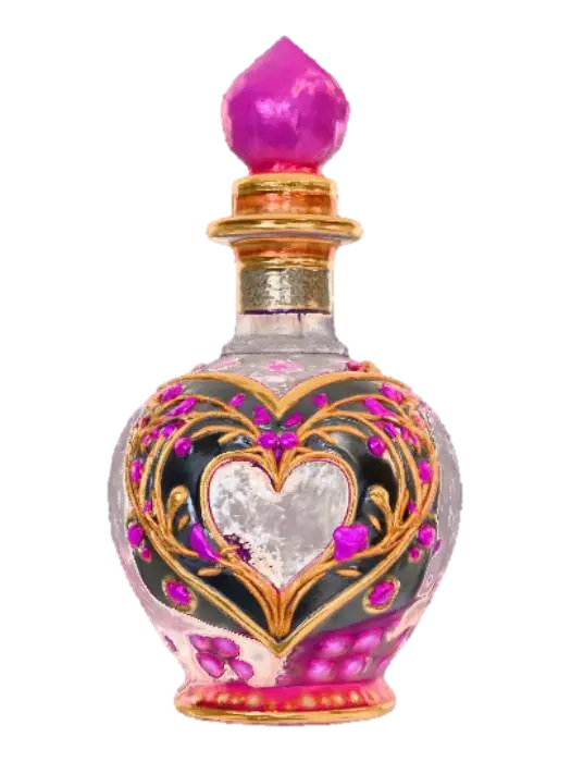 Extravagent Fantasy love potion - Extravagant 3D model, vytvořený pomocí AI