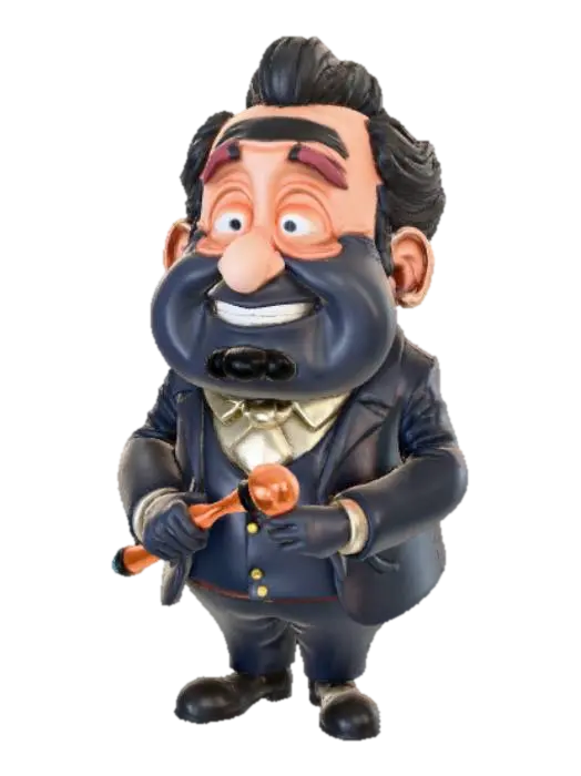 Political Avarice - Corruption 3D model, vytvořený pomocí AI