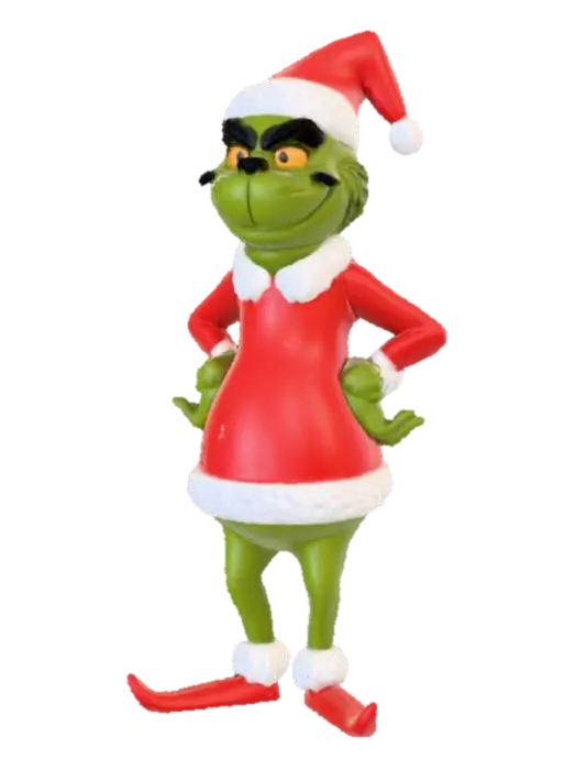 Grinchy Holiday Spirit - Grinch 3D model, vytvořený pomocí AI
