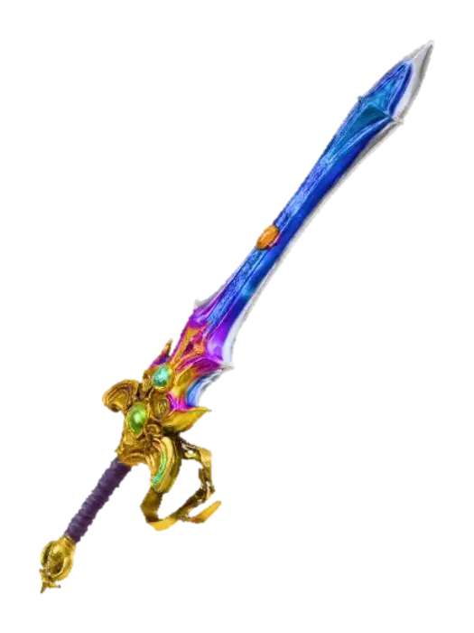 Extremely Extravagant Anime Style Blunt Weapon 3D model, vytvořený pomocí AI