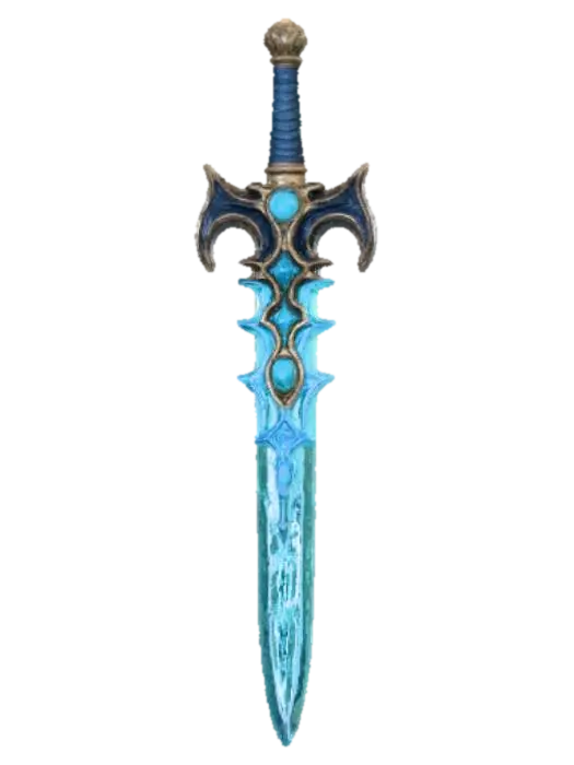 Extravagant Abstract Fantasy weapon 3D model, vytvořený pomocí AI