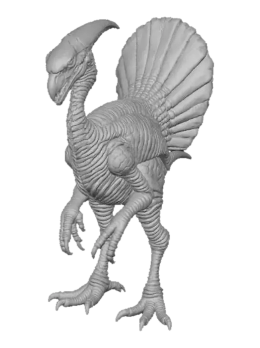 3D model for Xenomorph Turkey, #Thanksgiving#